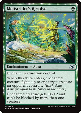 Meltstrider's Resolve (Edge of Eternities) Near Mint Foil