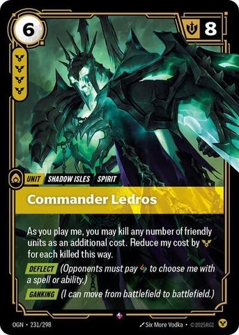 Commander Ledros (Origins) Near Mint Foil