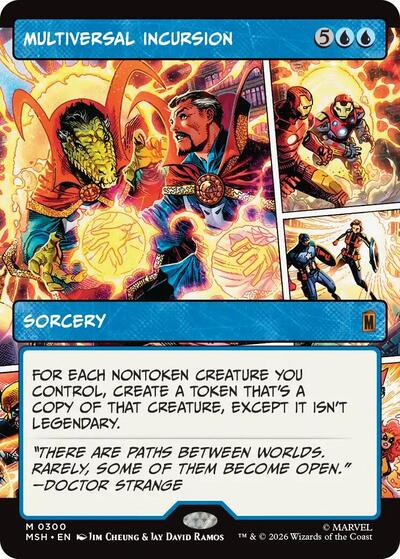 Multiversal Incursion (Borderless) (Marvel Super Heroes) Near Mint Foil