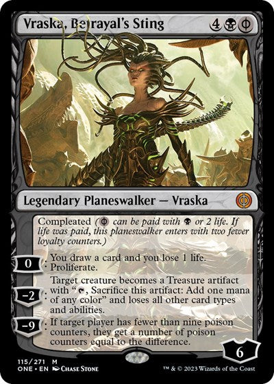 Vraska, Betrayal's Sting (Phyrexia: All Will Be One) Near Mint
