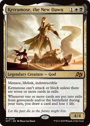 Ketramose, the New Dawn (Aetherdrift) Near Mint