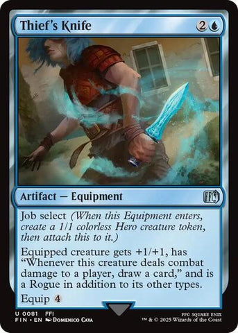 Thief's Knife (Universes Beyond: FINAL FANTASY) Near Mint Foil