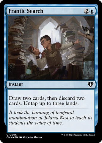 Frantic Search (Commander Masters) Near Mint