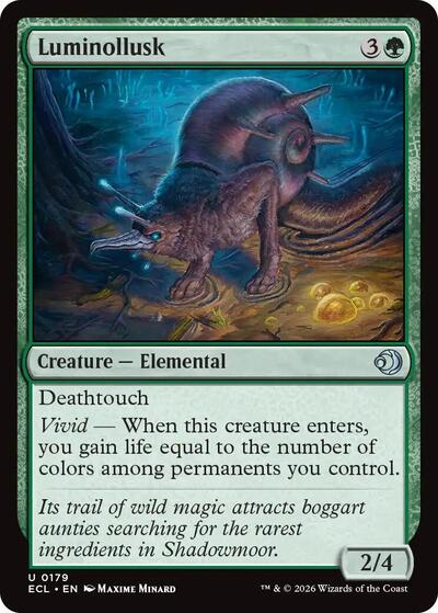 Luminollusk (Lorwyn Eclipsed) Near Mint Foil