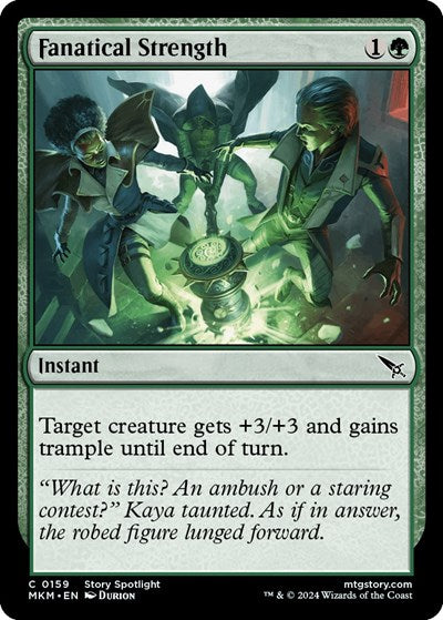 Fanatical Strength (Murders at Karlov Manor) Near Mint Foil