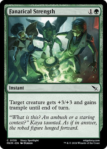 Fanatical Strength (Murders at Karlov Manor) Near Mint Foil