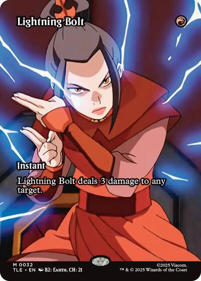 Lightning Bolt (Borderless) (Avatar: The Last Airbender: Eternal-Legal) Near Mint
