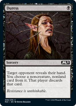 Duress (Magic 2021 Core Set) Near Mint