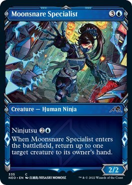 Moonsnare Specialist (Showcase) (Kamigawa: Neon Dynasty) Near Mint Foil