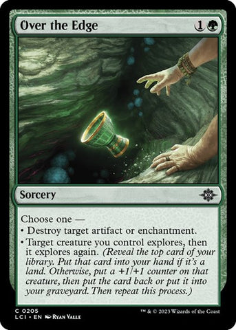 Over the Edge (The Lost Caverns of Ixalan) Near Mint Foil