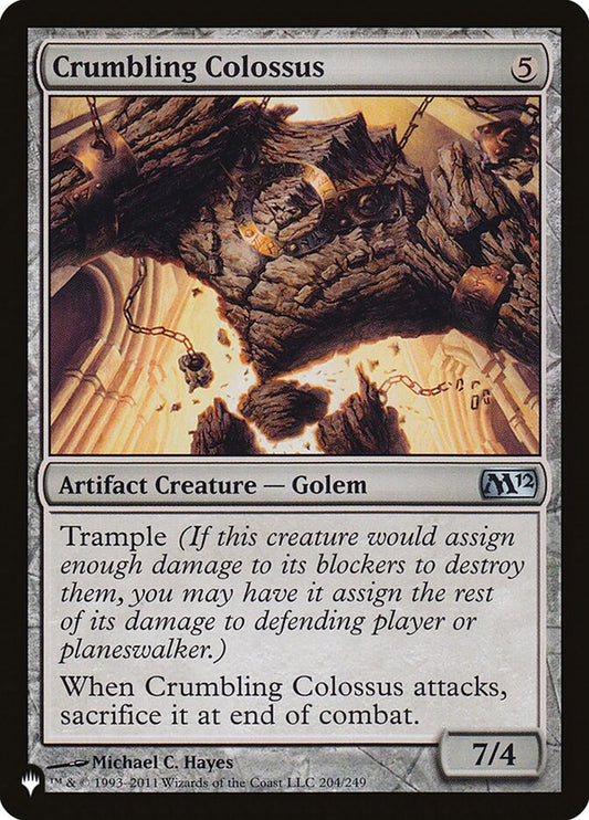 Crumbling Colossus (The List) Near Mint