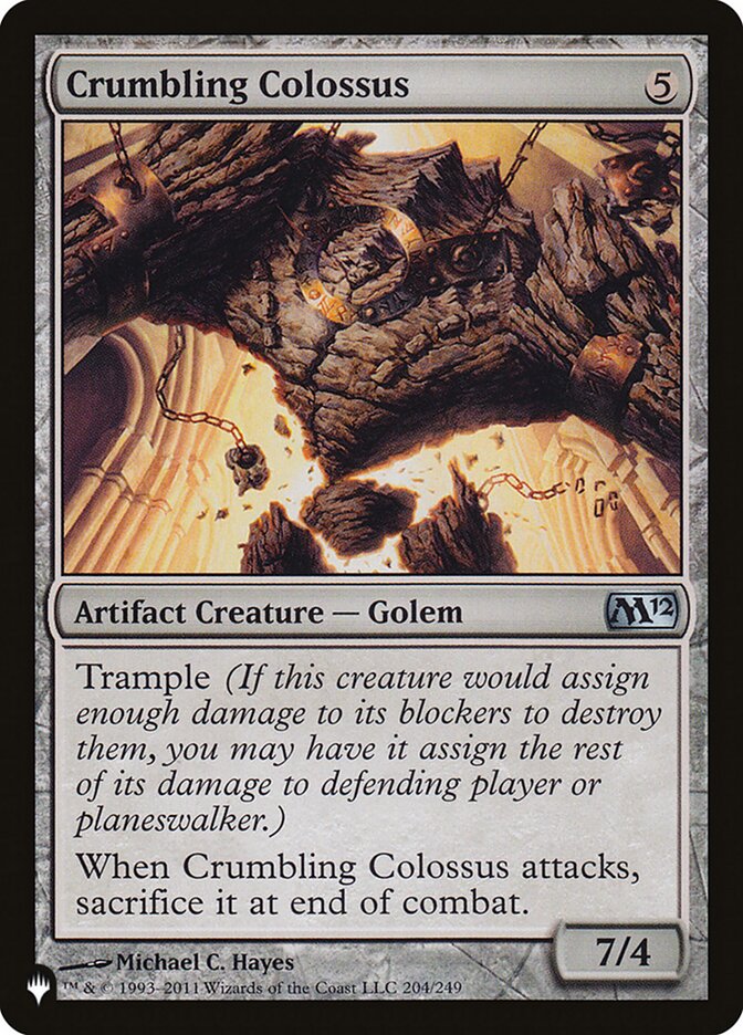 Crumbling Colossus (The List) Near Mint