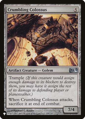 Crumbling Colossus (The List) Near Mint