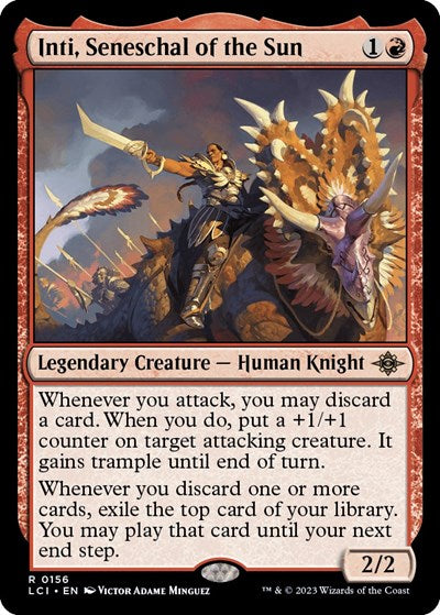 Inti, Seneschal of the Sun (The Lost Caverns of Ixalan) Near Mint