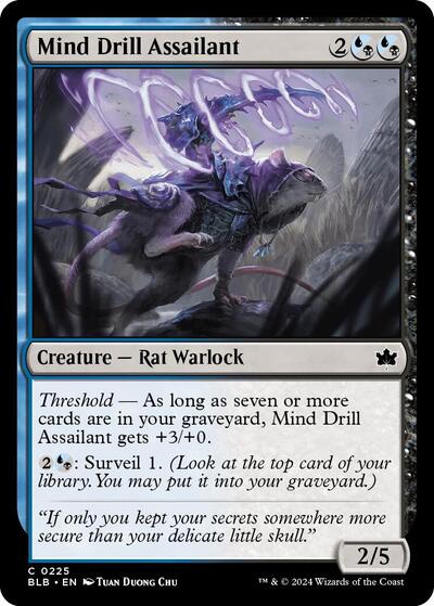 Mind Drill Assailant (Bloomburrow) Near Mint Foil