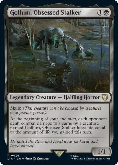 Gollum, Obsessed Stalker (Commander: The Lord of the Rings: Tales of Middle-earth) Near Mint