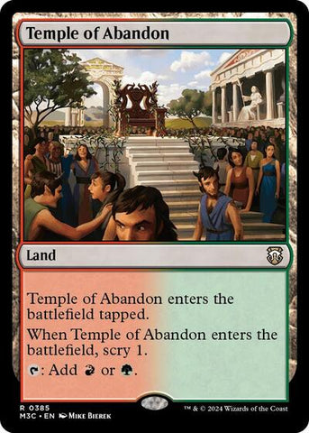 Temple of Abandon (Commander: Modern Horizons 3) Near Mint
