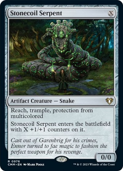 Stonecoil Serpent (Commander Masters) Near Mint