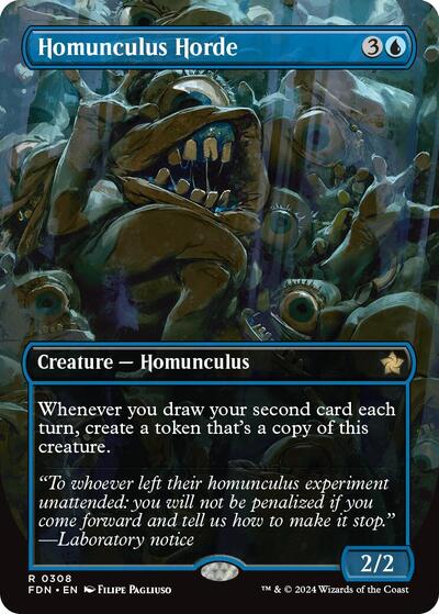 Homunculus Horde (Borderless) (Foundations) Near Mint
