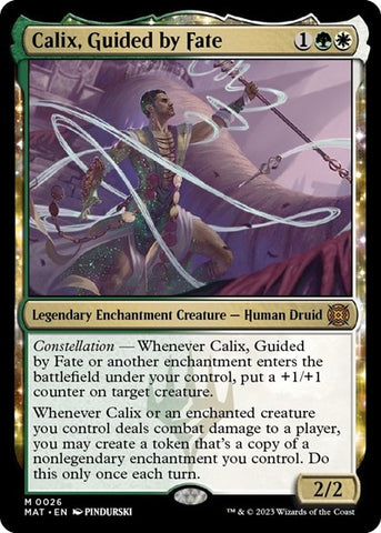 Calix, Guided by Fate (March of the Machine: The Aftermath) Near Mint