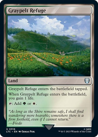 Graypelt Refuge (Commander: The Lord of the Rings: Tales of Middle-earth) Near Mint