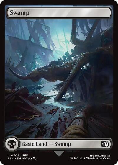 Swamp (0302) (Universes Beyond: FINAL FANTASY) Near Mint