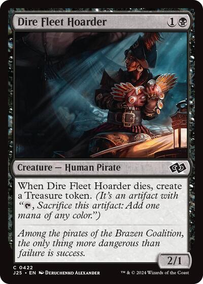 Dire Fleet Hoarder (Foundations Jumpstart) Near Mint