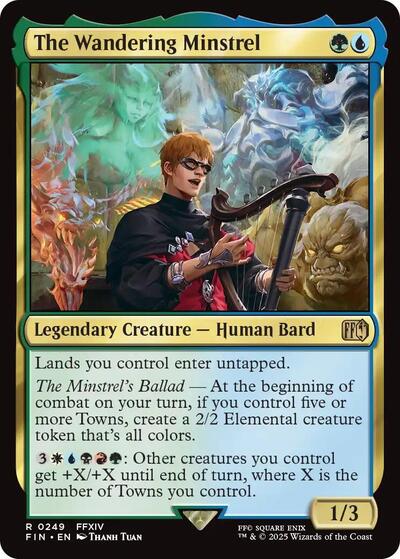 The Wandering Minstrel (Universes Beyond: FINAL FANTASY) Near Mint Foil