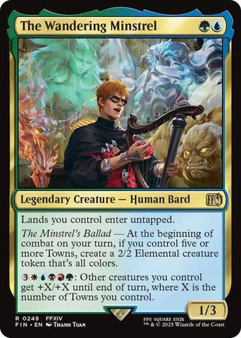 The Wandering Minstrel (Universes Beyond: FINAL FANTASY) Near Mint Foil