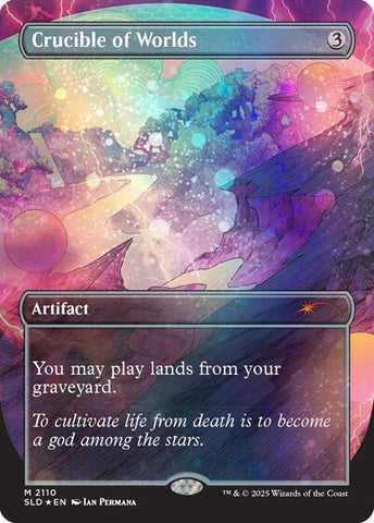 Crucible of Worlds (Galaxy Foil) (Secret Lair) Near Mint Foil