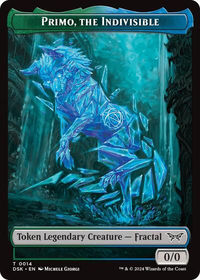 Primo, the Indivisible Token (Duskmourn: House of Horror) Near Mint