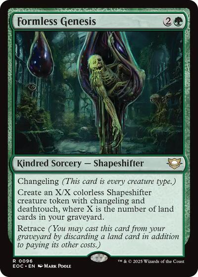 Formless Genesis (Commander: Edge of Eternities) Near Mint