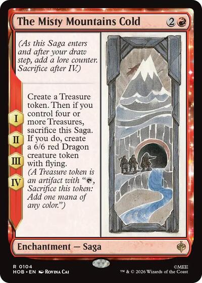 The Misty Mountains Cold (The Hobbit) Near Mint