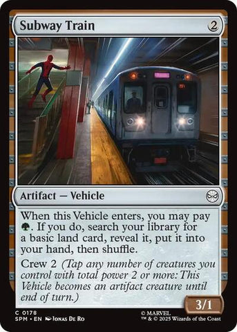 Subway Train (Marvel's Spider-Man) Near Mint