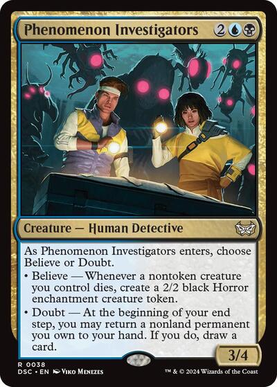Phenomenon Investigators (Commander: Duskmourn: House of Horror) Near Mint