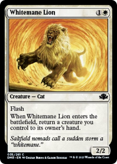 Whitemane Lion (Dominaria Remastered) Near Mint