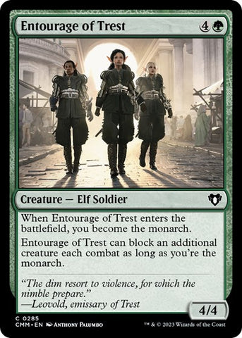 Entourage of Trest (Commander Masters) Near Mint Foil