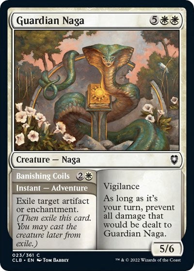 Guardian Naga (Commander Legends: Battle for Baldur's Gate) Near Mint Foil