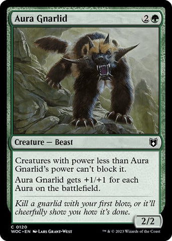 Aura Gnarlid (Commander: Wilds of Eldraine) Near Mint