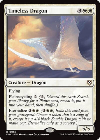 Timeless Dragon (Commander: Aetherdrift) Near Mint