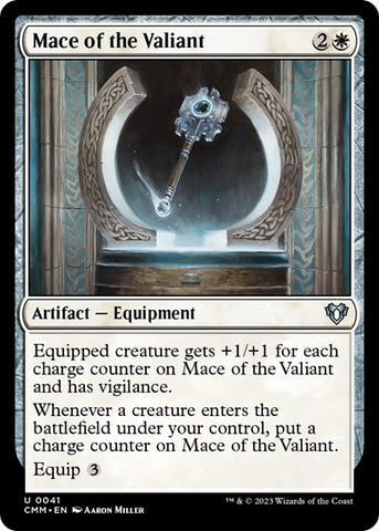 Mace of the Valiant (Commander Masters) Near Mint