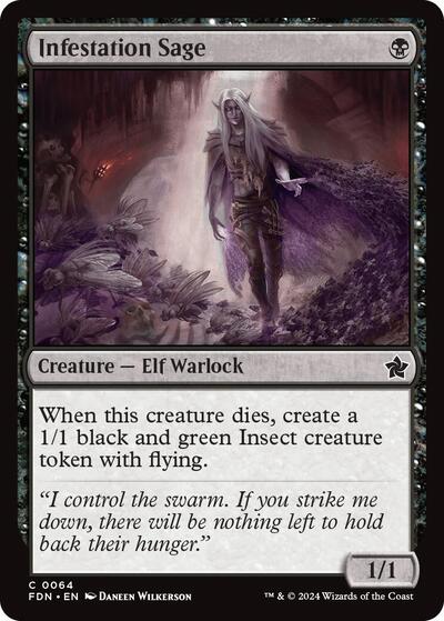 Infestation Sage (Foundations) Near Mint