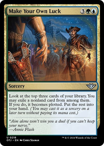 Make Your Own Luck (Outlaws of Thunder Junction) Near Mint Foil