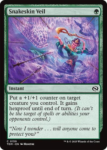 Snakeskin Veil (Tarkir: Dragonstorm) Near Mint Foil