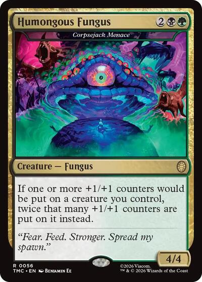 Humongous Fungus - Corpsejack Menace (Commander: Teenage Mutant Ninja Turtles) Near Mint Foil