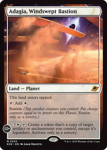 Adagia, Windswept Bastion (Edge of Eternities) Near Mint
