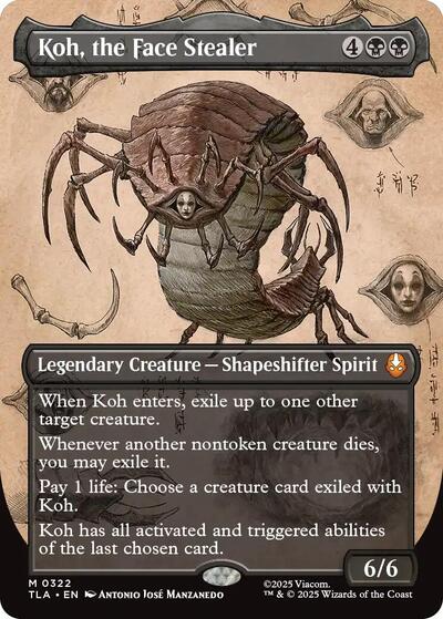 Koh, the Face Stealer (Borderless) (Avatar: The Last Airbender) Near Mint