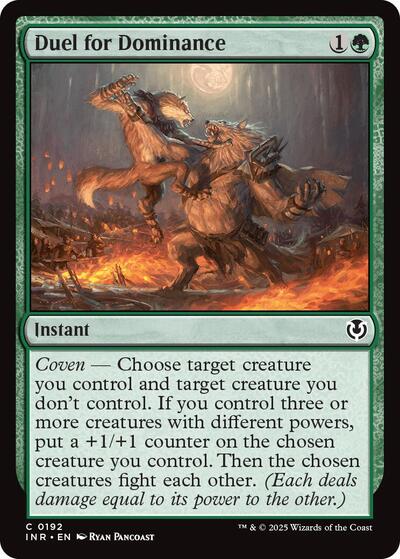 Duel for Dominance (Innistrad Remastered) Light Play Foil