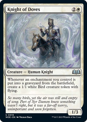 Knight of Doves (Wilds of Eldraine) Near Mint