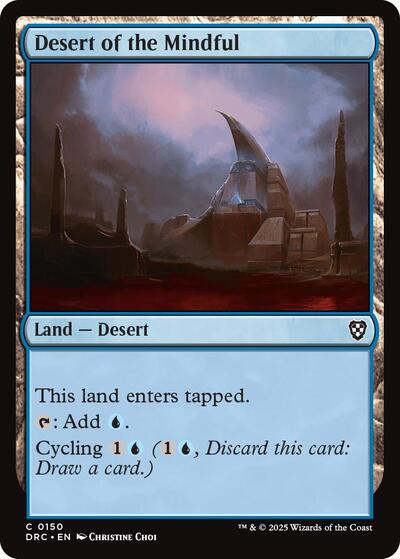 Desert of the Mindful (Commander: Aetherdrift) Near Mint